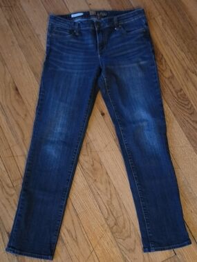 Kut from The Kloth Katy Boyfriend Dark Blue Stretch Skinny Jeans
